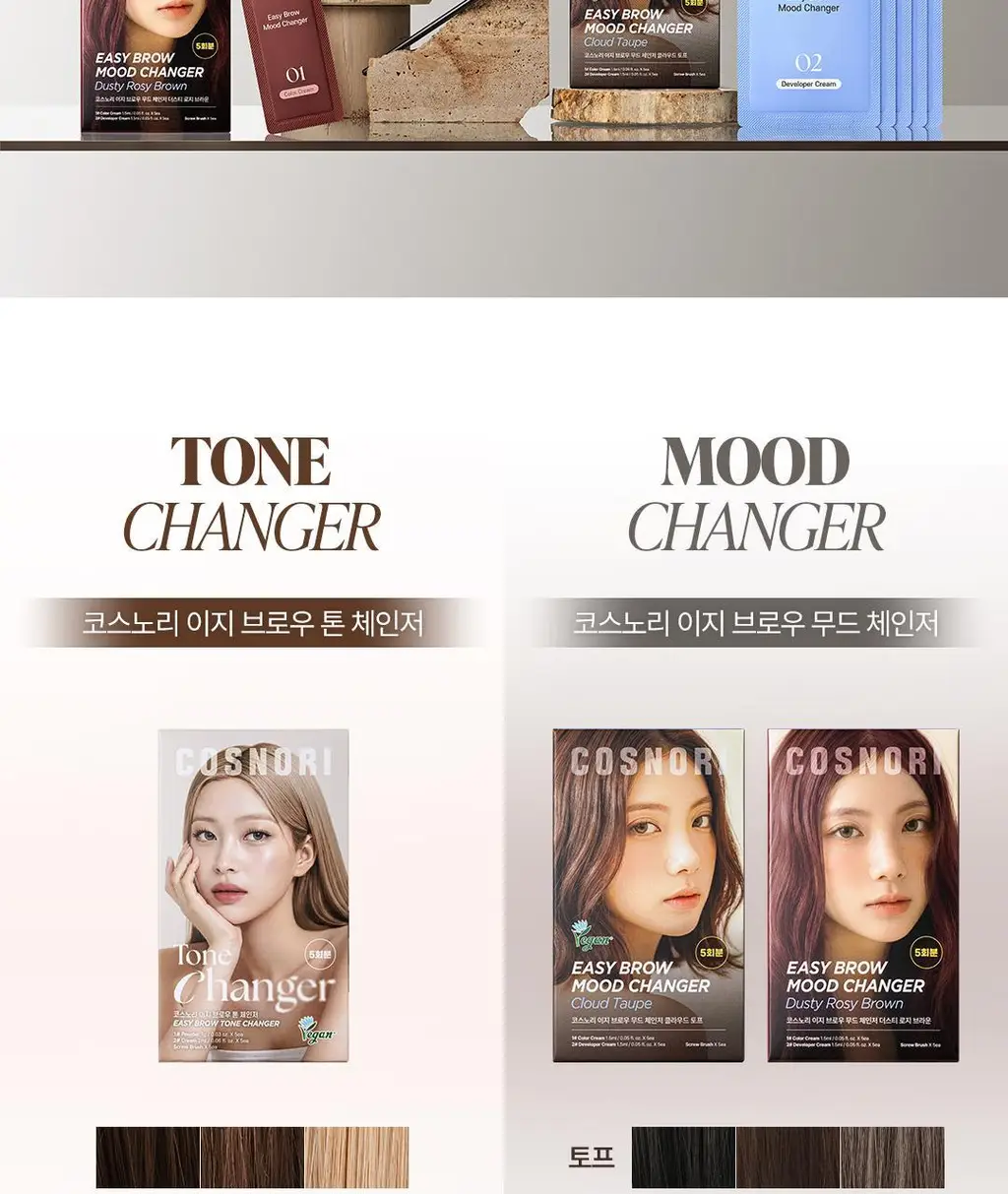 [NEW컬러/입소문템] 코스노리 이지 브로우 체인저 5회분 (톤 체인저 / 무드 체인저) 상세페이지 6